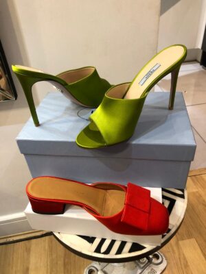 Victoria Beckham red sandals