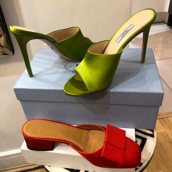 Victoria Beckham red sandals