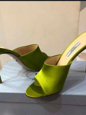 Lemon Green Prada Heels