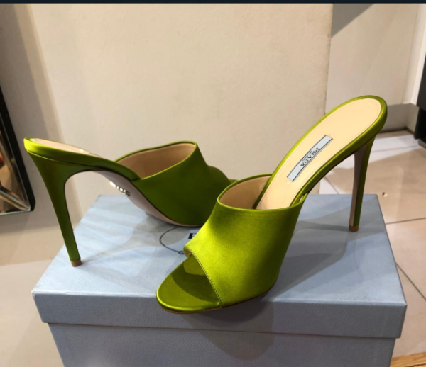 Lemon Green Prada Heels
