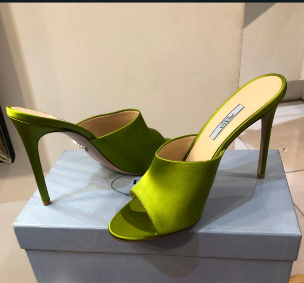 Lemon Green Prada Heels