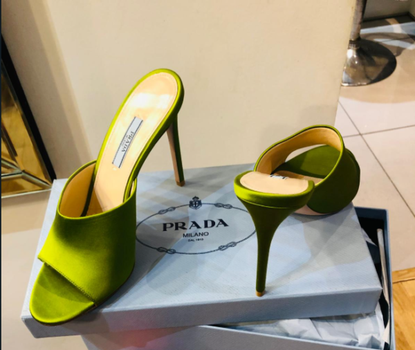 Lemon Green Prada Heels