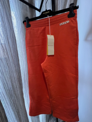 Marni Kids Vibrant Orange Shorts