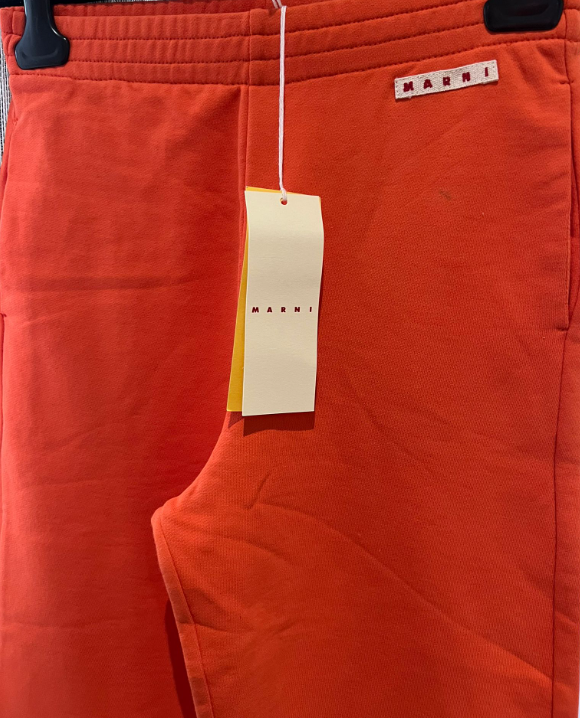 Marni Kids Vibrant Orange Shorts