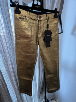 Pretty Gold Dolce & Gabbana Girls Jeans