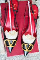 VALENTINO GARAVANI- VLogo leather heels